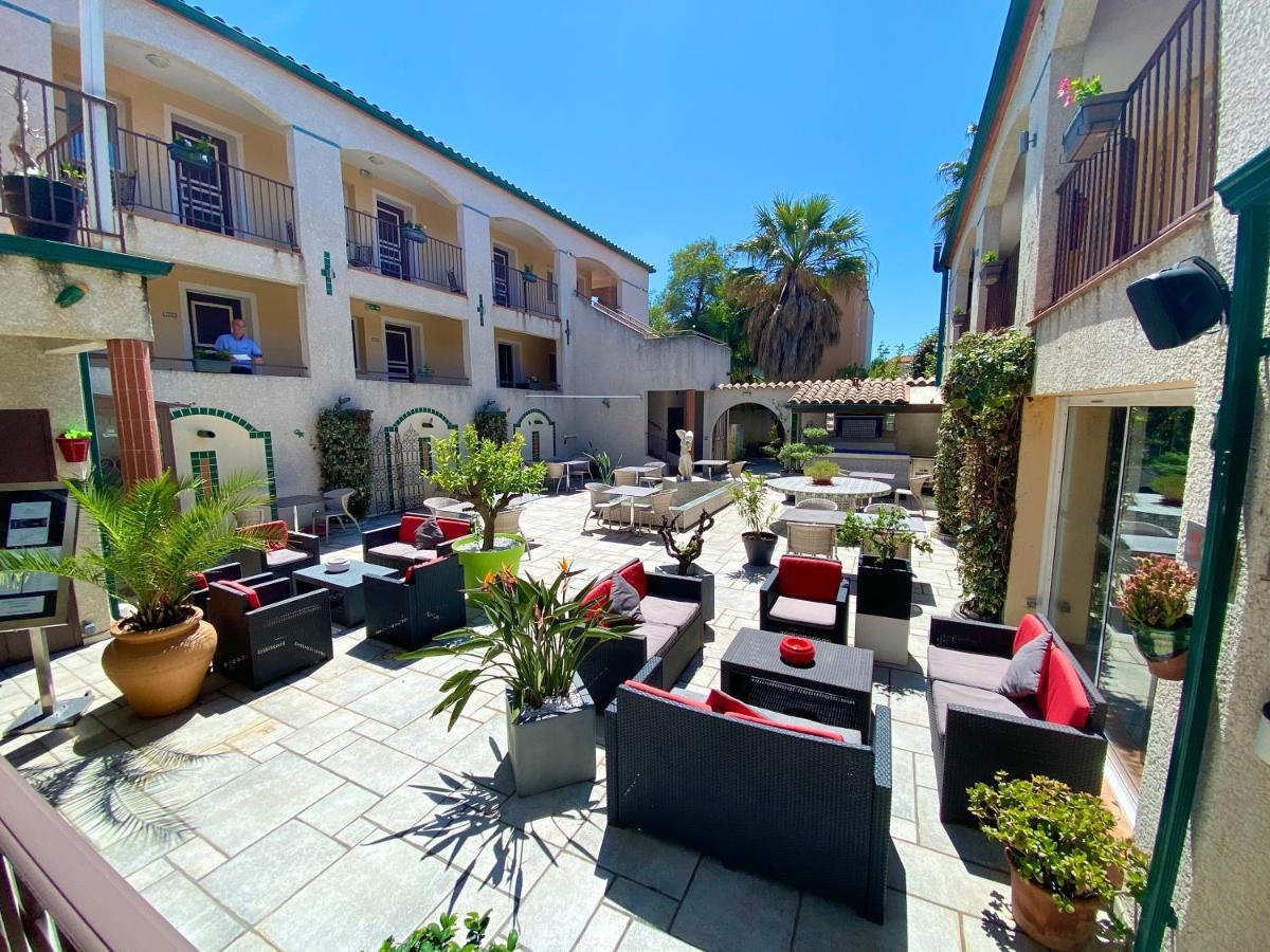 Logis Hotel Les II Mas - Perpignan Sud Кабестань Экстерьер фото