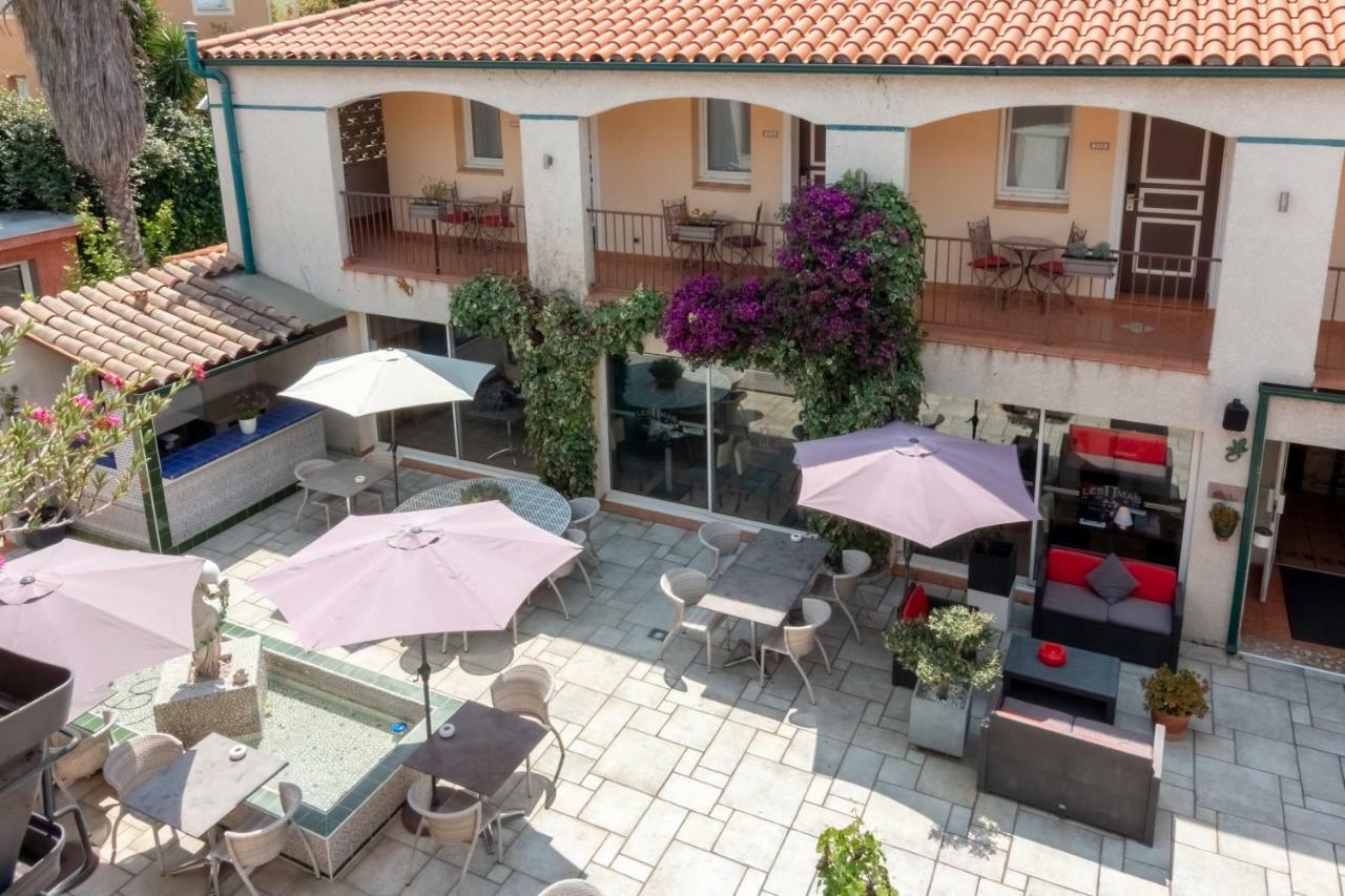 Logis Hotel Les II Mas - Perpignan Sud Кабестань Экстерьер фото